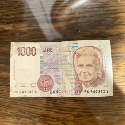 Banconota mille 1000 lire - banconota,