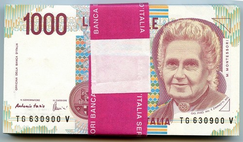 1000 lire mazzetta completa - 1000,
