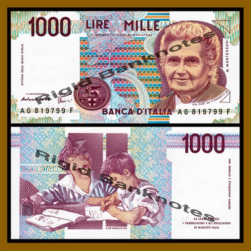 Italy 1000 lire - italy, p-114c