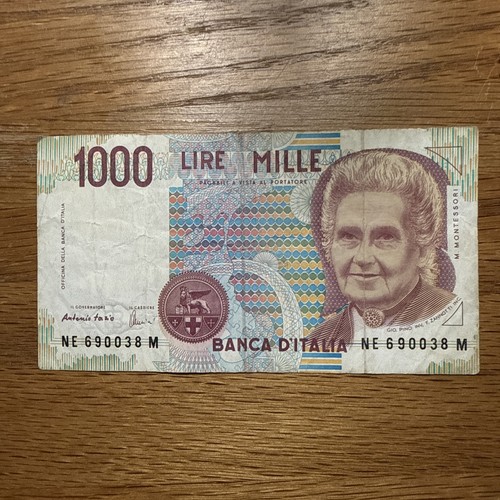 Banconota mille 1000 lire - banconota, da