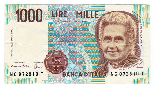 Italy 1000 lire 1998 1990 - lire, 1998/1990(nd)