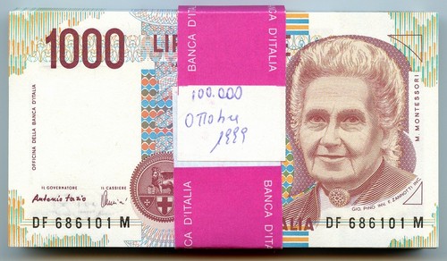 1000 lire mazzetta - lire, completa