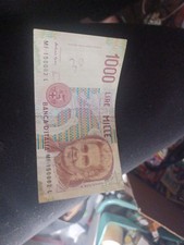 1990 Italy Banca D'Italia 1000