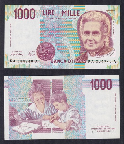 Banknote italy 1000 lire - 1000,