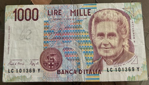 Italy 1000 lire - 🇮🇹,