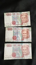 SET OF 3, 1000 LIRE