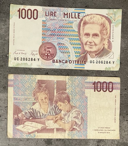 Italy lire 1000 mille - 1000,