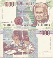 1990 ITALY Veteran "1000 LIRE"