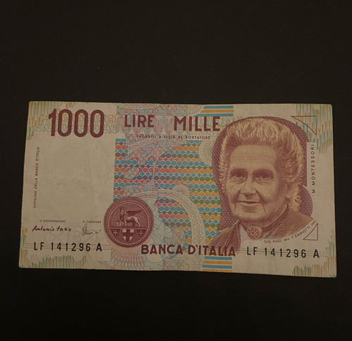 1000 lire montessori lf - 1000,