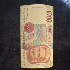 Italy 1000 Lire 1990 Maria